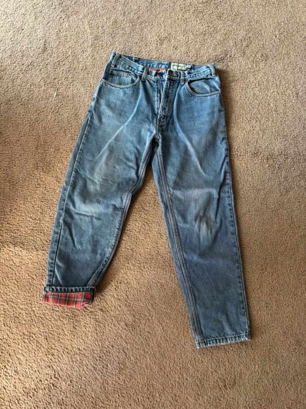 Vintage Eddie Bauer Flannel-Lined Jeans